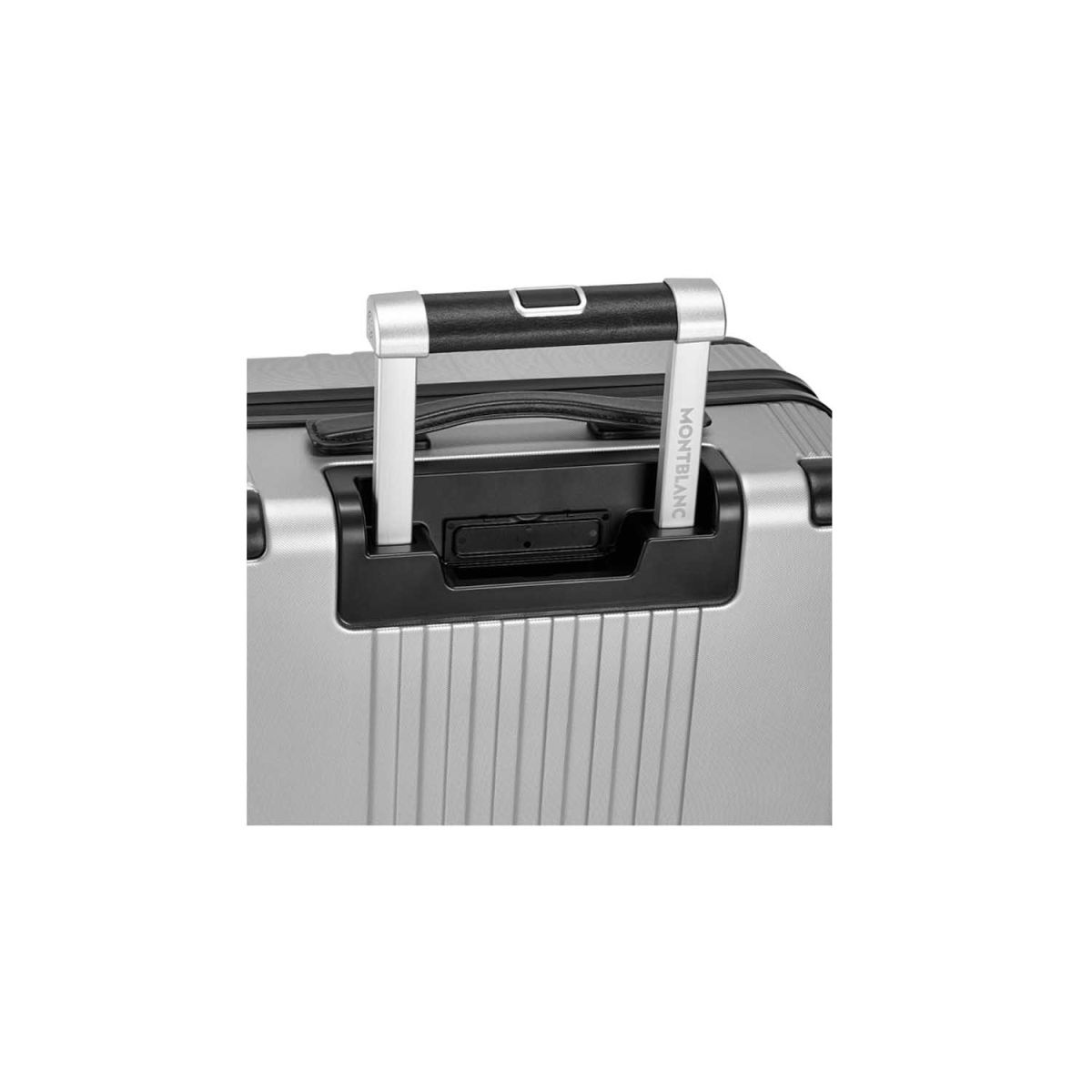 MONTBLANC CABIN TROLLEY WITH FRONT POCKET SILVER MY4810