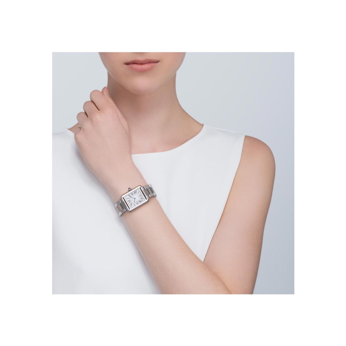 Tank solo watch small model steel on sale