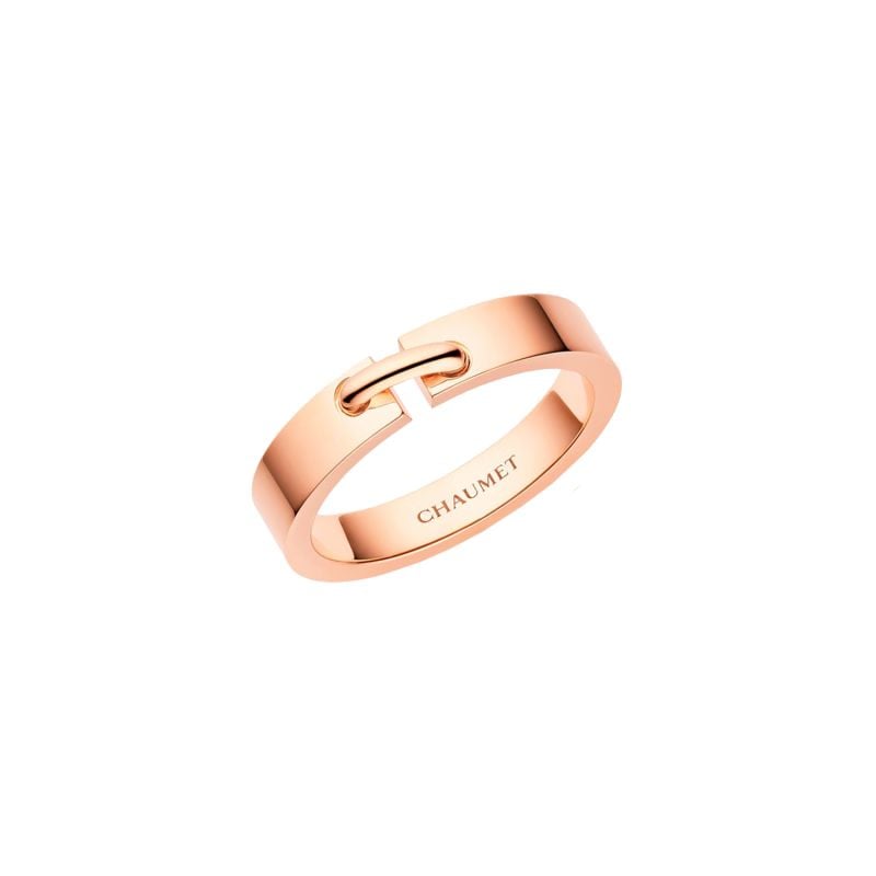 ANILLO CHAUMET ORO ROSA 18KT LIENS EVIDENCE
