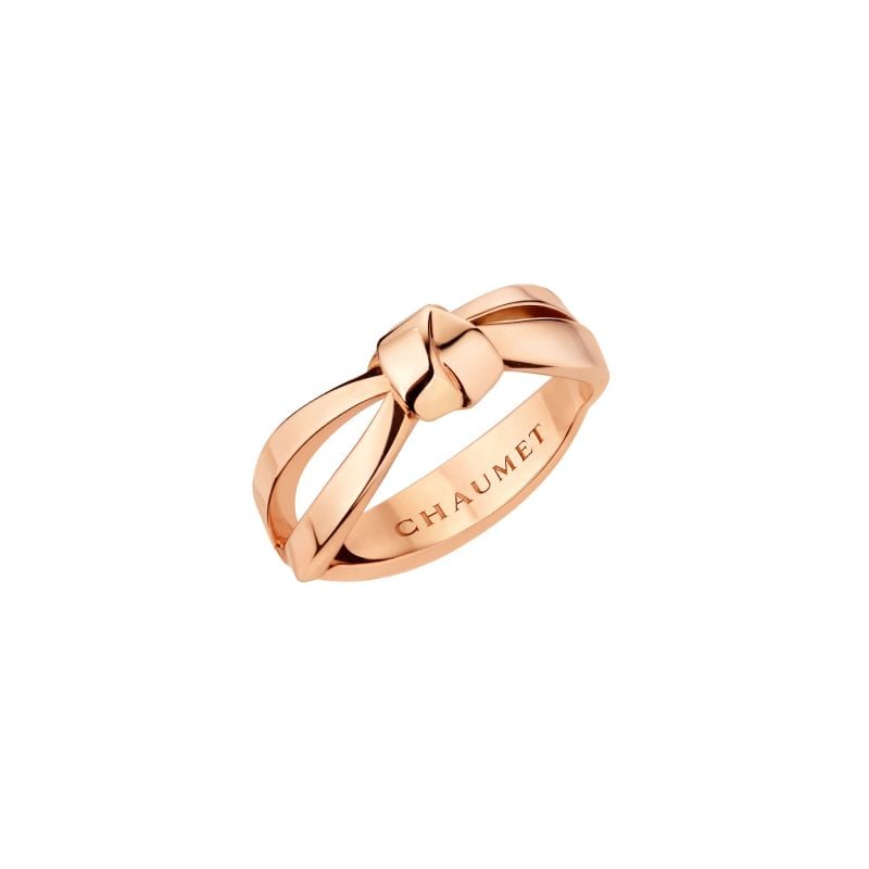 CHAUMET ROSE GOLD RING LIENS SEDUCTION