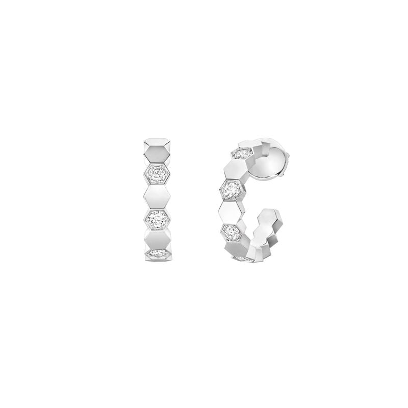 CHAUMET PENDIENTES DE ORO BLANCO CON DIAMANTES BEE MY LOVE