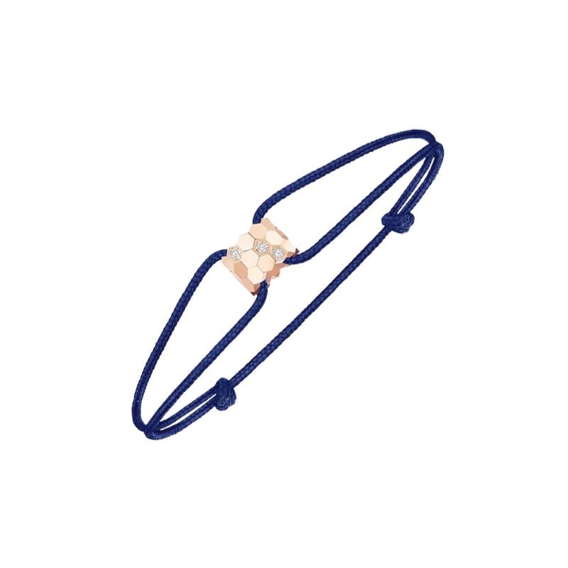 CHAUMET POLSERA EN ORO ROSA CON DIAMANTES BEE DE CHAUMET