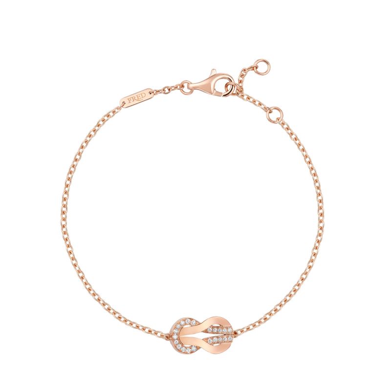 FRED ROSE GOLD BRACELET WITH DIAMONDS CHANCE INFINIE