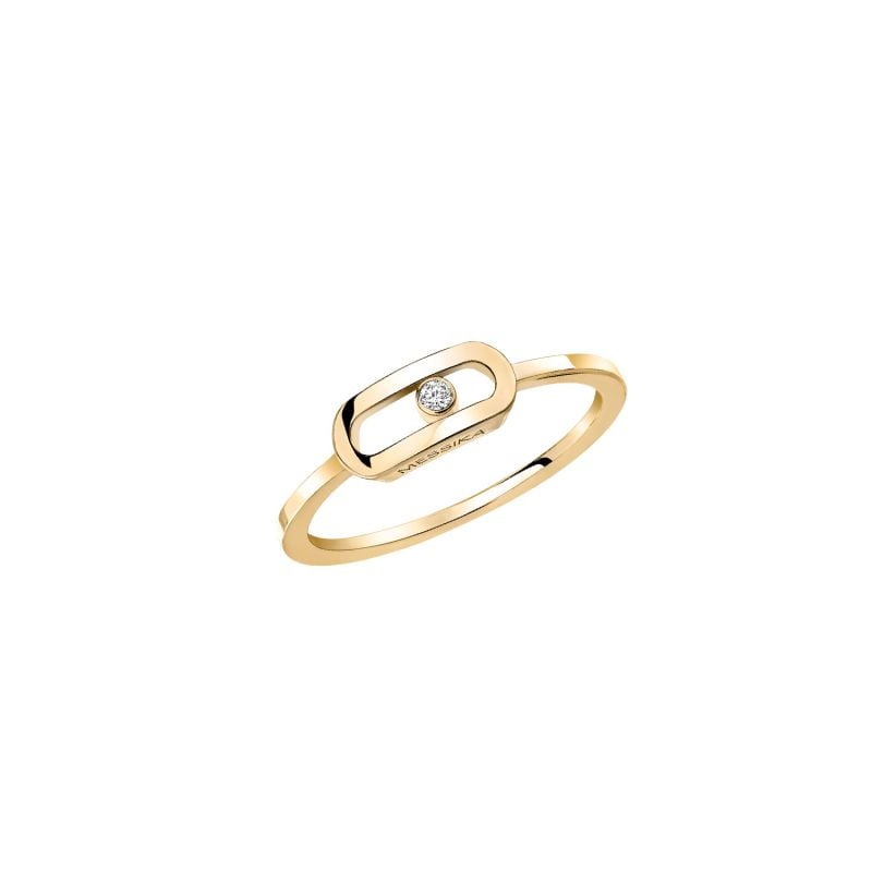 MESSIKA ANILLO DE ORO AMARILLO CON UN DIAMANT MOVE UNO 
