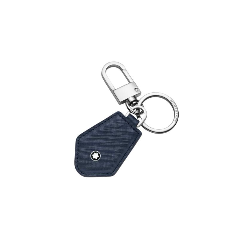 MONTBLANC KEY-CHAIN SARTORIAL BLUE LEATHER