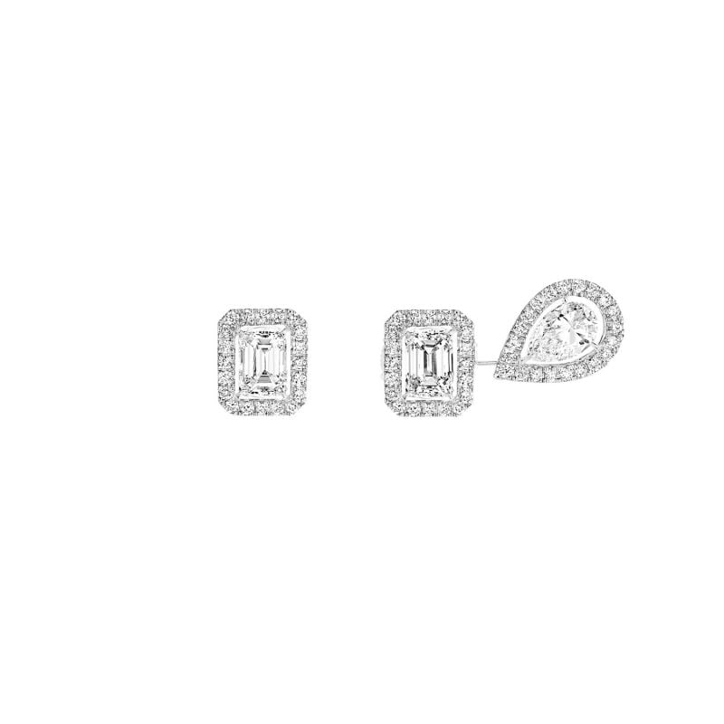 MESSIKA PENDIENTES DE ORO BLANCO CON DIAMANTES MY TWIN