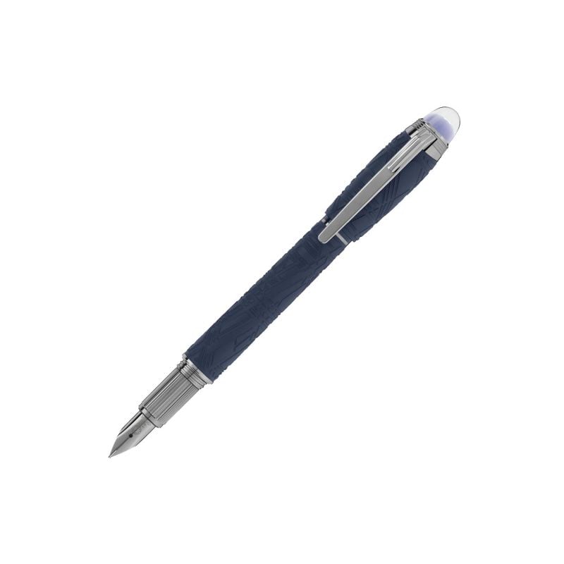 PLUMA ESTILOGRÁFICA MONTBLANC STARWALKER SPACEBLUE RESIN (F) AZUL