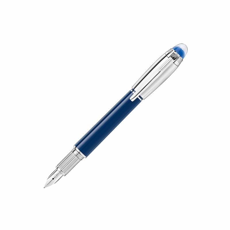 PLUMA ESTILOGRÁFICA MONTBLANC STARWALKER BLUE PLANET DOUÉ
