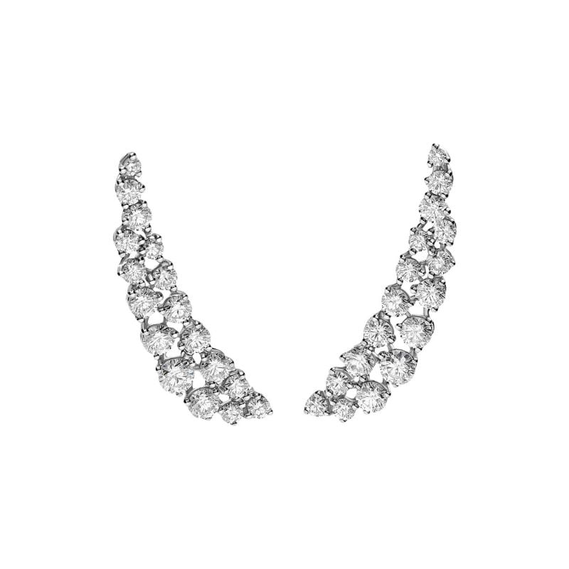 LEO PIZZO PENDIENTES DE ORO BLANCO CON DIAMANTES