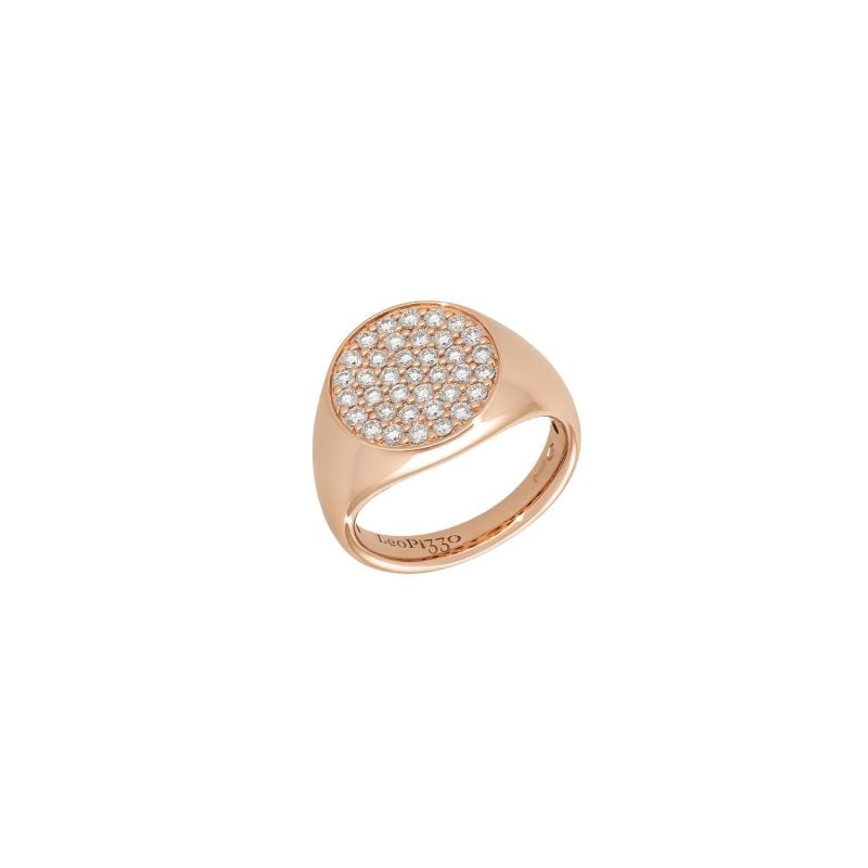 LEO PIZZO ANILLO DE ORO ROSA CON DIAMANTES