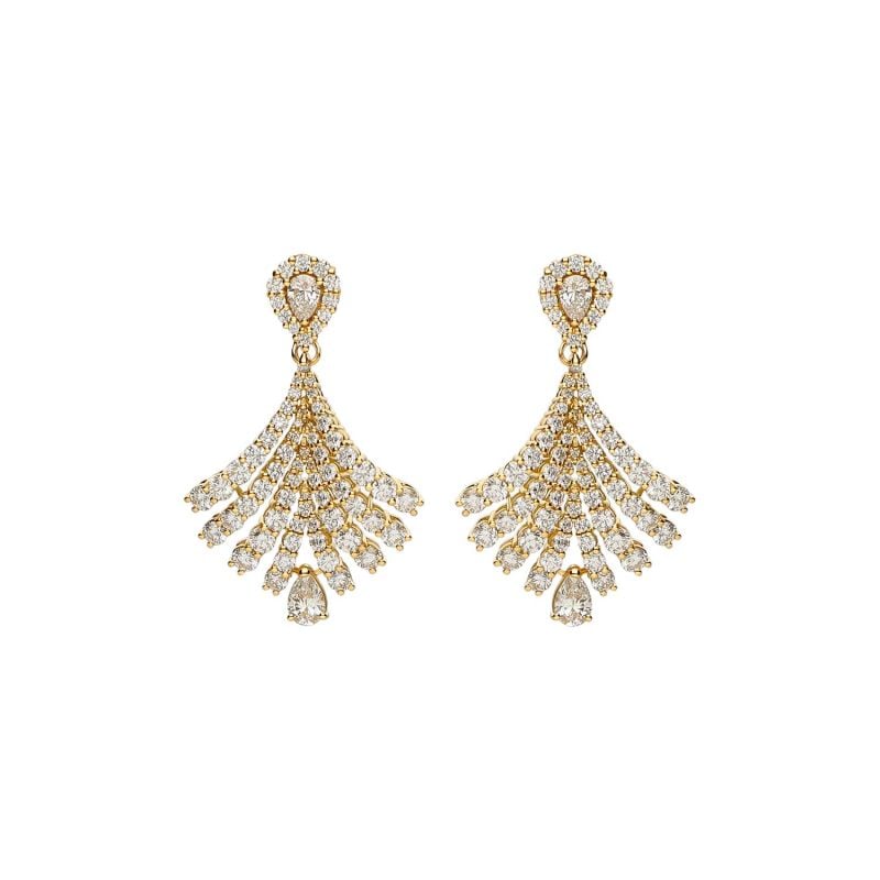 LEOPIZZO ARRACADES D'OR GROC AMB DIAMANTS DIVA