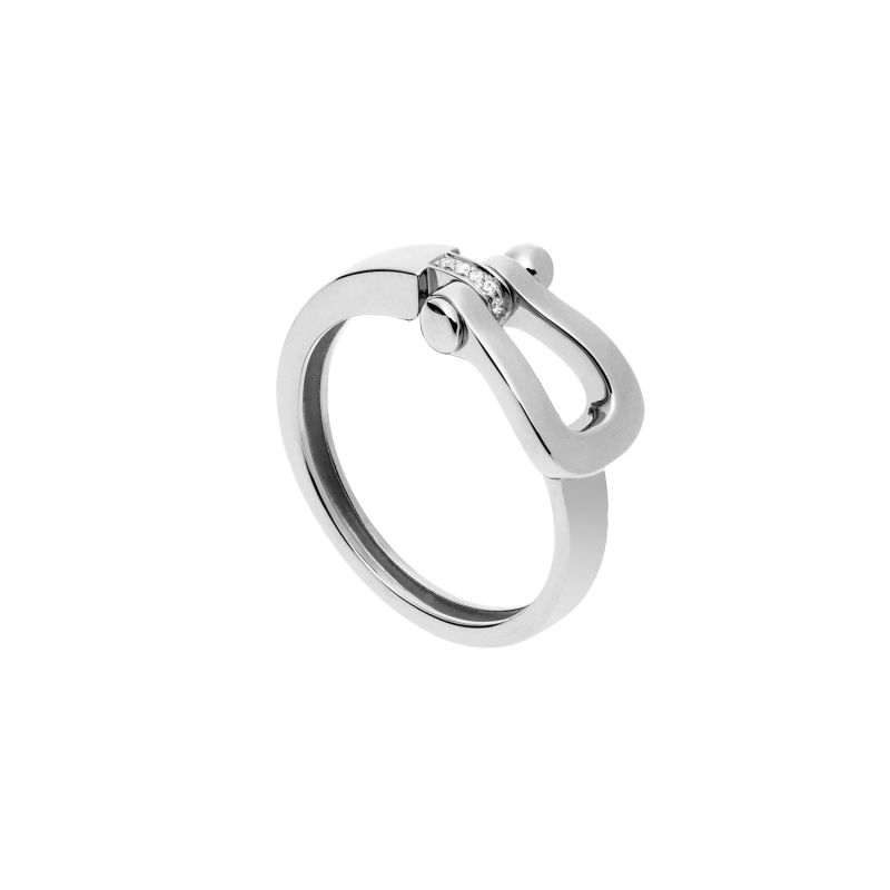 FRED WHITE GOLD RING WITH DIAMONDS FORCE 10