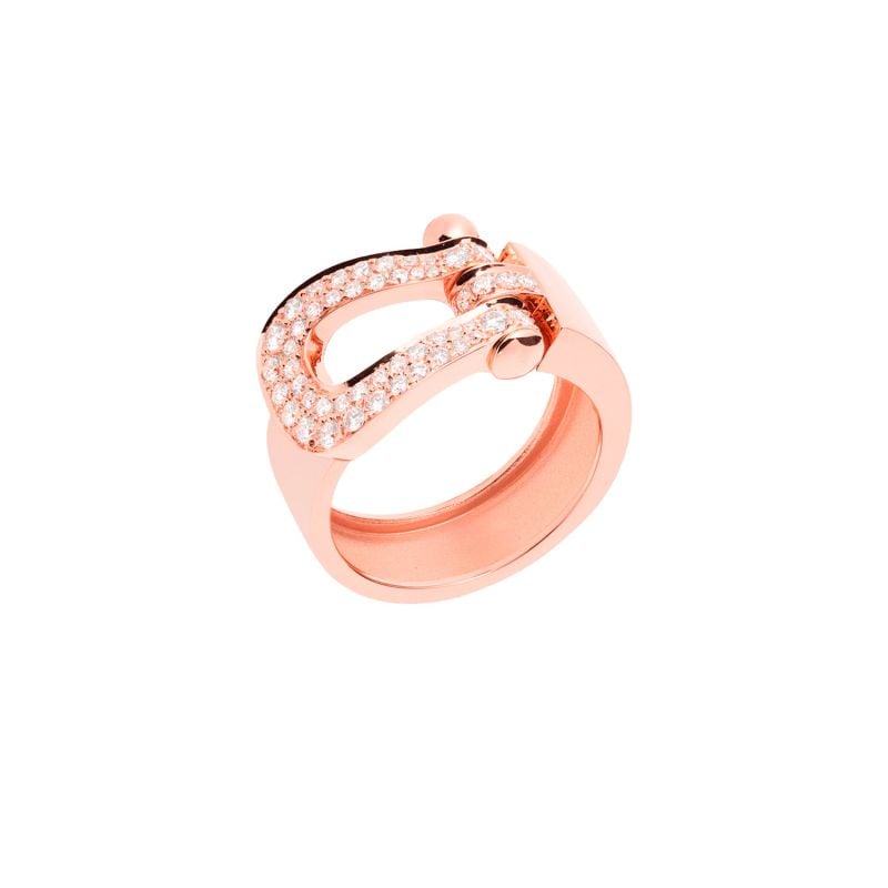 FRED ROSE GOLD RING WITH DIAMONDS FORCE10