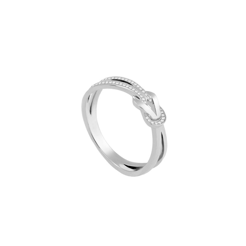 FRED WHITE GOLD RING WITH DIAMONDS CHANCE INFINIE