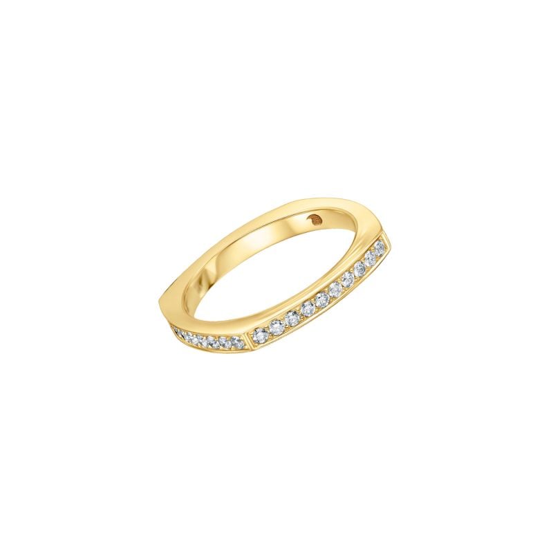 CERVERA BARCELONA ANILLO DE ORO AMARILLO CON DIAMANTES DIVA