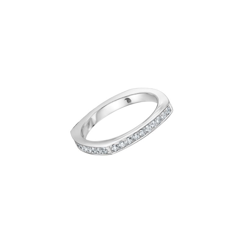 CERVERA BARCELONA ANILLO DE ORO BLANCO CON DIAMANTES DIVA