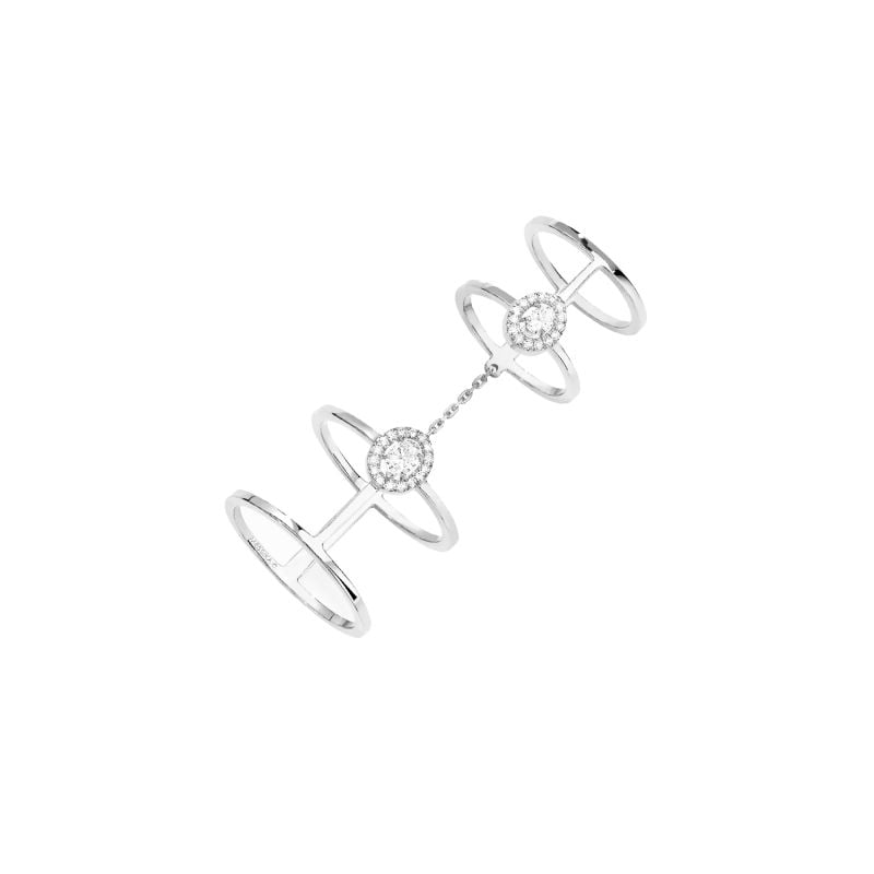 MESSIKA ANELL D'OR BLANC AMB DIAMANTS BLANCS GLAM'AZONE