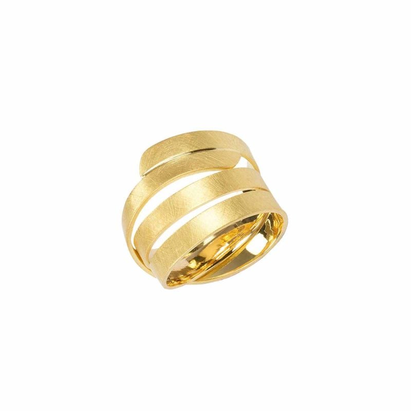 MAJORAL ANILLO DE ORO AMARILLO POSIDONIA