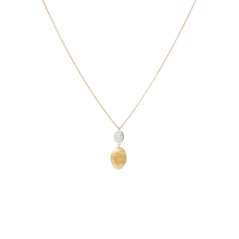 MARCO BICEGO COLLAR DE ORO AMARILLO Y ORO BLANCO CON DIAMANTES SIVIGLIA