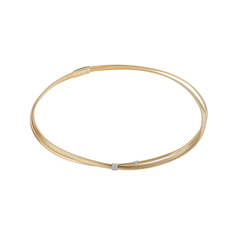 MARCO BICEGO COLLAR EN ORO AMARILLO Y DIAMANTES