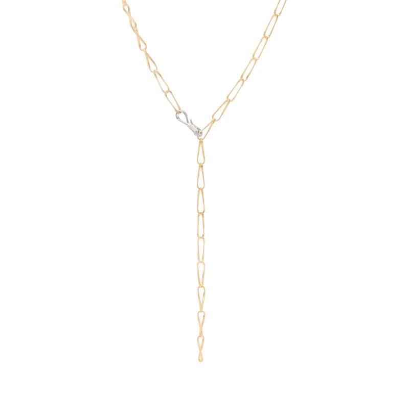 MARCO BICEGO YELLOW GOLD NECKLACE WITH DIAMONDS