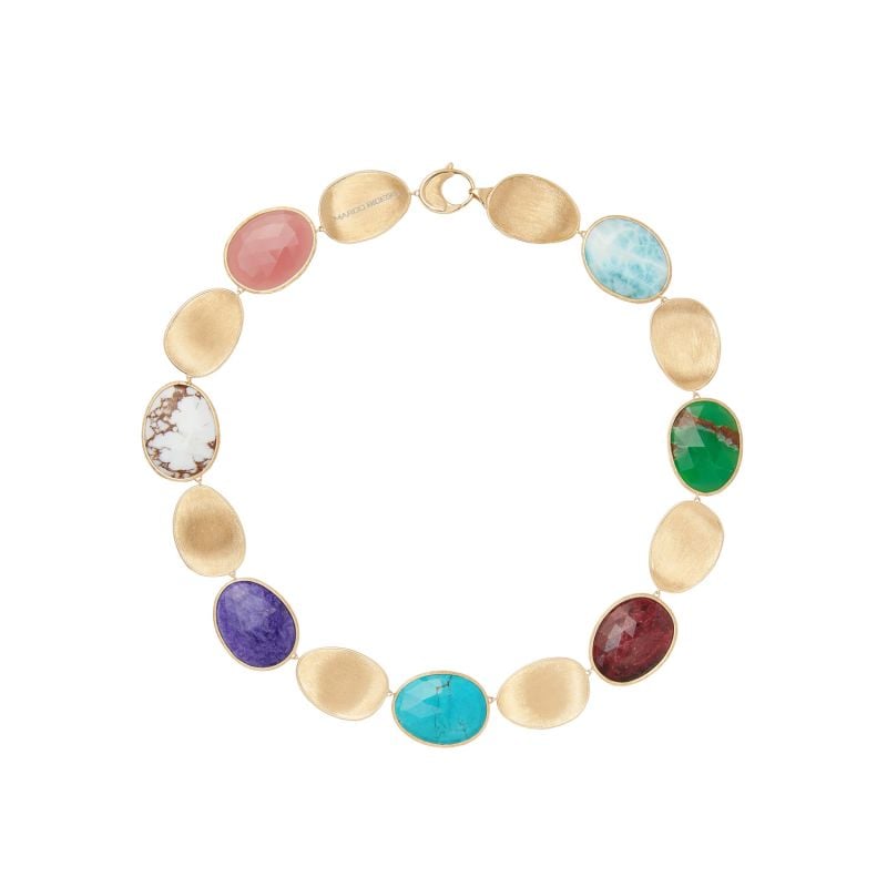 MARCO BICEGO COLLAR EN ORO AMARILLO Y GEMAS PRECIOSAS LUNARIA COLOR