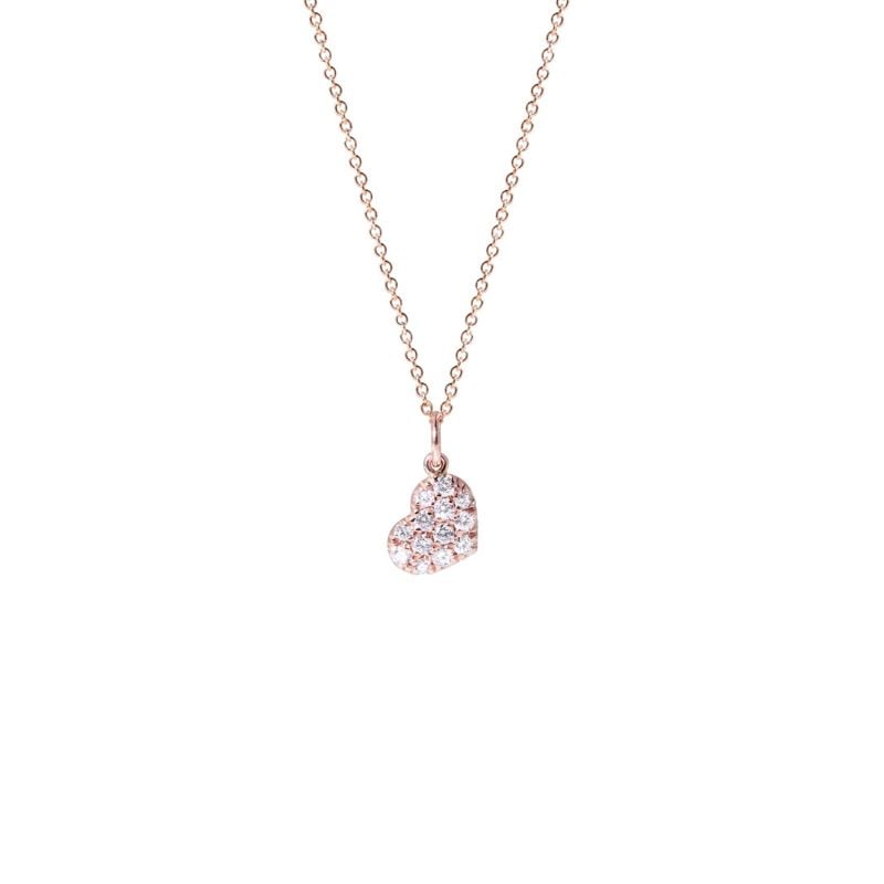 QUERA ROSE GOLD NECKLACE WITH DIAMONDS