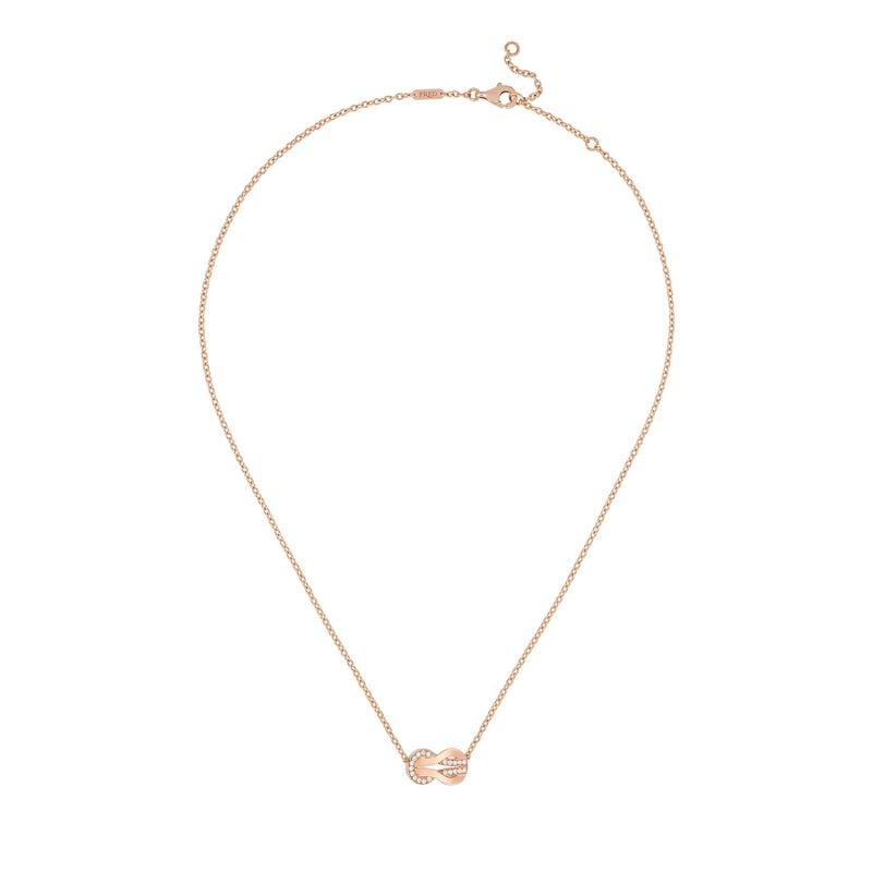 FRED ROSE GOLD NECKLACE WITH DIAMONDS CHANCE INFINIE