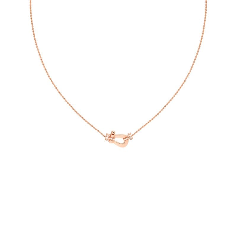FRED FORCE 10 ROSE GOLD NECKLACE WITH DIAMONDS