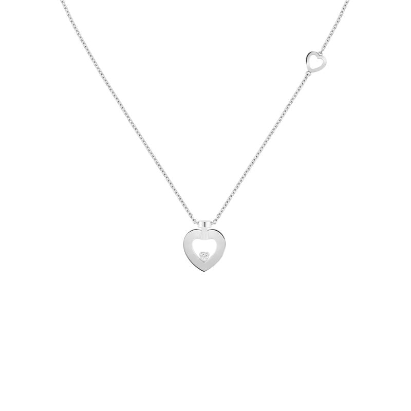 FRED WHITE GOLD NECKLACE WITH A DIAMOND PRETTY WOMAN