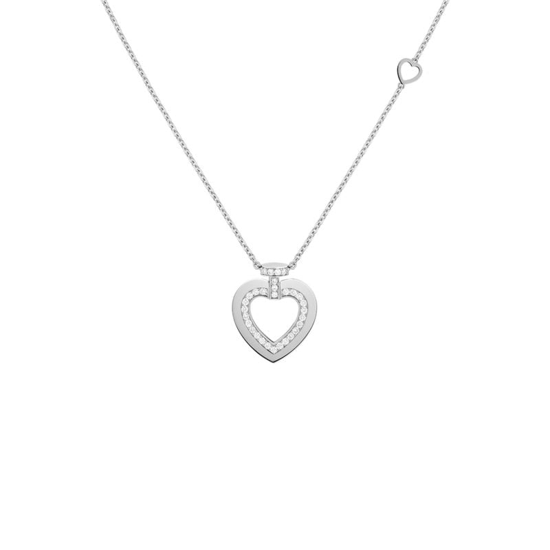 FRED WHITE GOLD NECKLACE WITH DIAMONDS PRETTY WOMAN