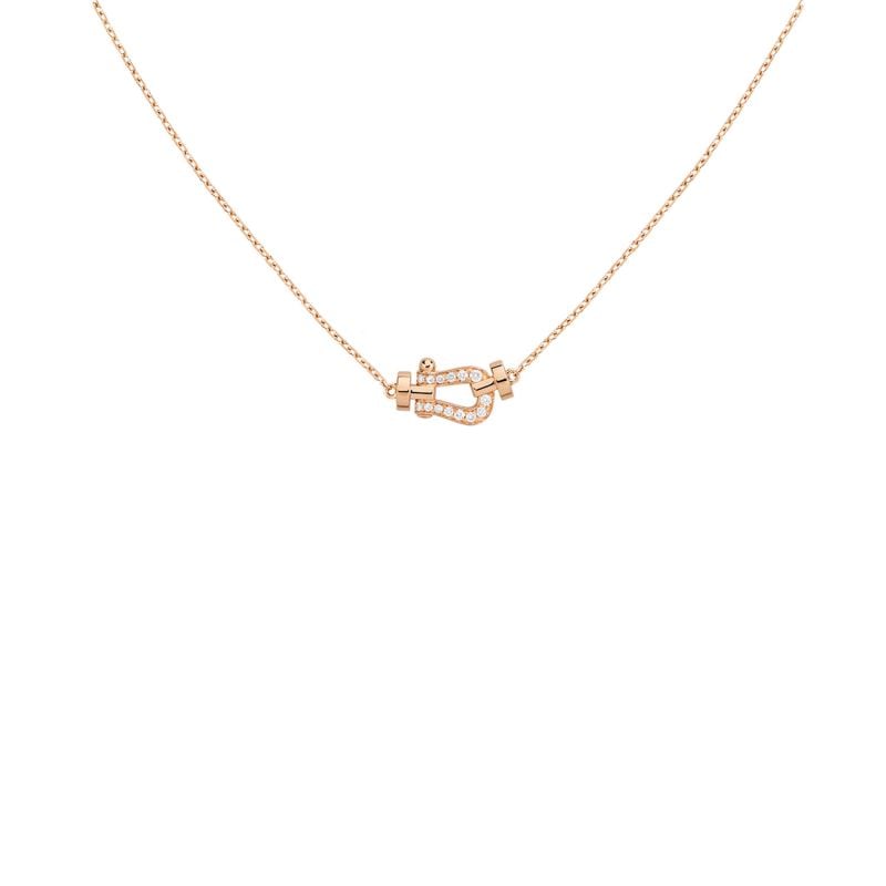 FRED ROSE GOLD NECKLACE WITH DIAMONDS FORCE10