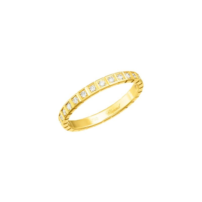 CHOPARD ANILLO DE ORO AMARILLO CON DIAMANTES ICE CUBE