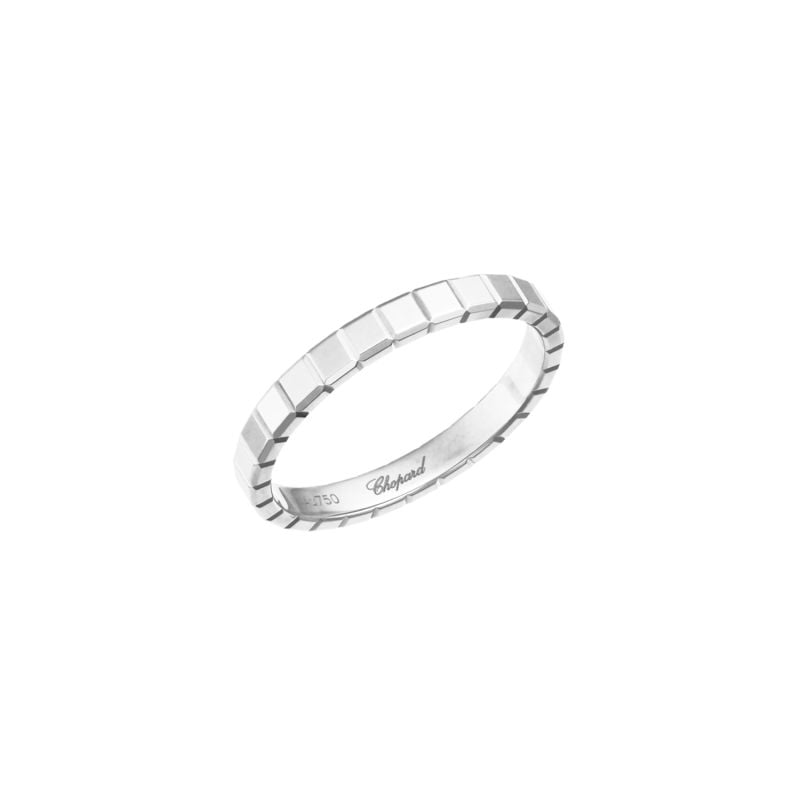 CHOPARD WHITE GOLD18KT ICE CUBE RING 