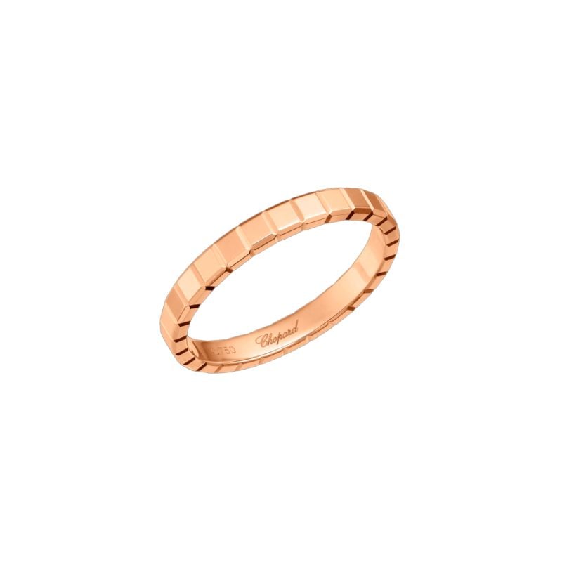 CHOPARD ROSE GOLD 18KT ICE CUBE RING