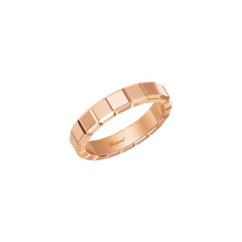 CHOPARD 18KT ROSE GOLD ICE CUBE RING
