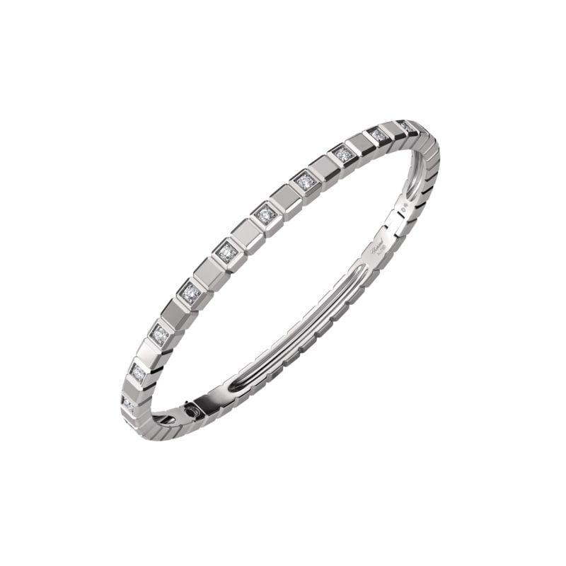 CHOPARD PULSERA DE ORO BLANCO CON DIAMANTES BLANCOS ICE CUBE PURE