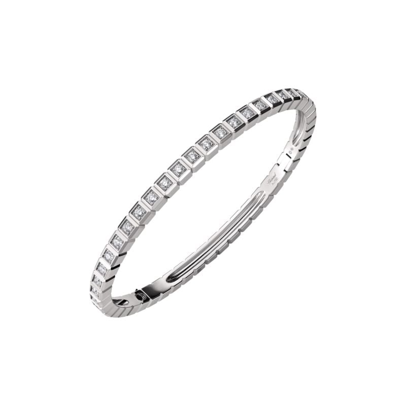 CHOPARD PULSERA DE ORO BLANCO CON DIAMANTES BLANCOS ICE CUBE PURE