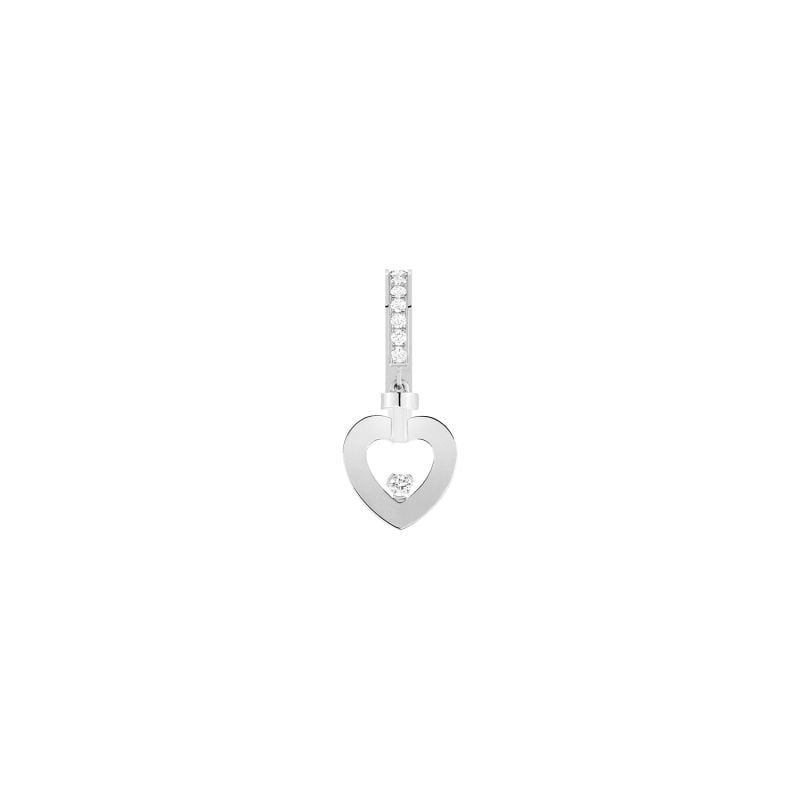 FRED BOUCLE D’OREILLE EN OR BLANC AVEC DIAMANTS PRETTY WOMAN