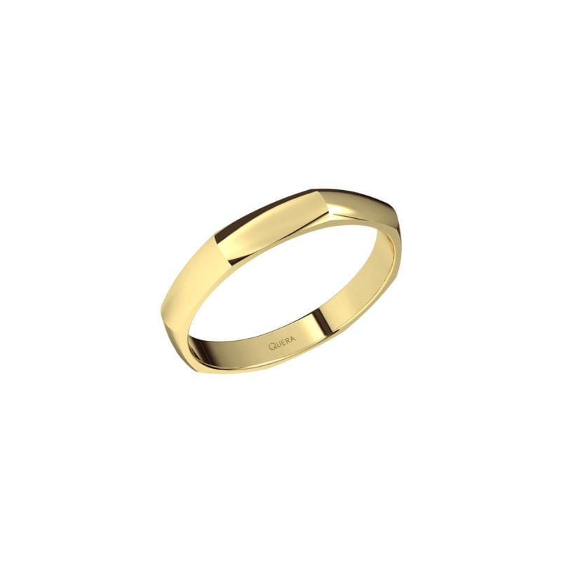 QUERA ALIANZA DE BODA DE ORO AMARILLO OTTO