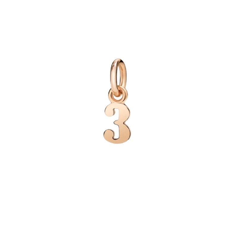 DODO COLGANTE DE ORO ROSA 3