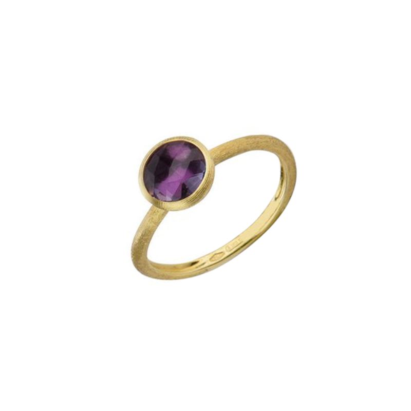 MARCO BICEGO YELLOW GOLD WITH AMETHYST JAIPUR RING