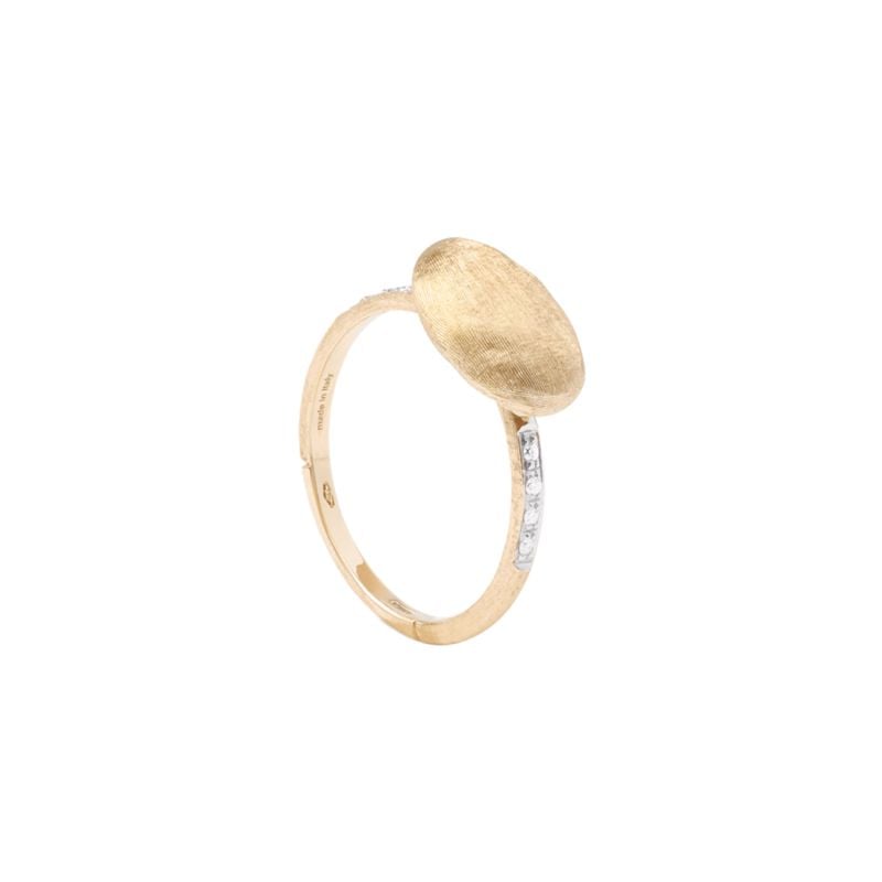 MARCO BICEGO ANILLO DE ORO AMARILLO CON DIAMANTES SIVIGLIA