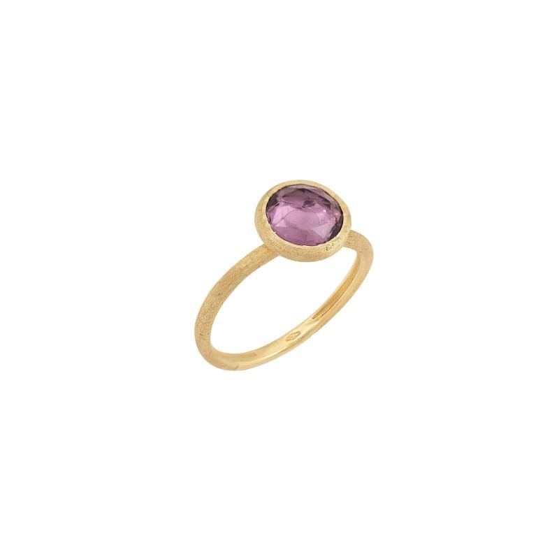 MARCO BICEGO YELLOW GOLD RING WITH AMETHYST JAIPUR 