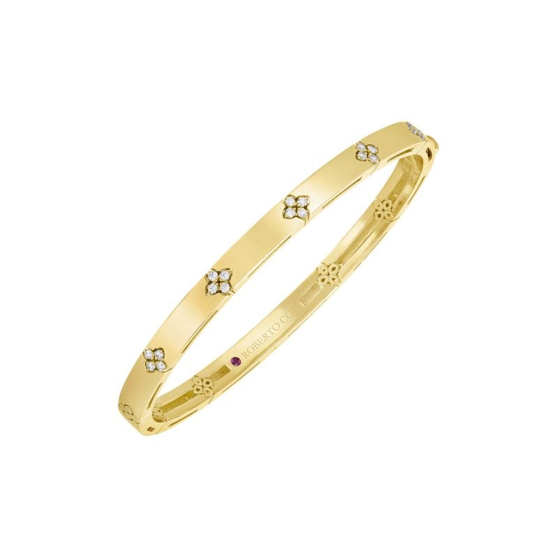ROBERTO COIN PULSERA EN ORO AMARILLO CON DIAMANTES LOVE IN VERONA
