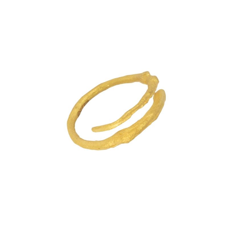 MAJORAL YELLOW GOLD DOUBLE RING ROMANI