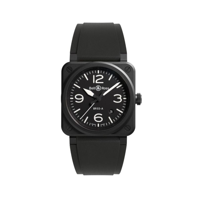 MONTRE BELL & ROSS BR03 AUTO BLACK MAT CERAMIC