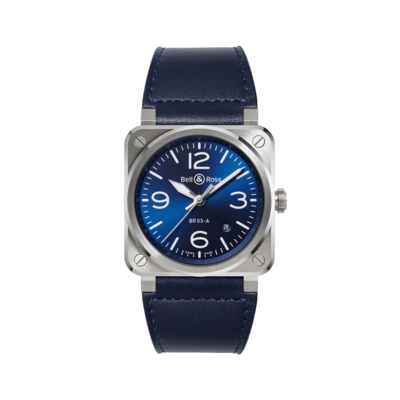 RELLOTGE BELL & ROSS BR03 AUTO BLUE STEEL