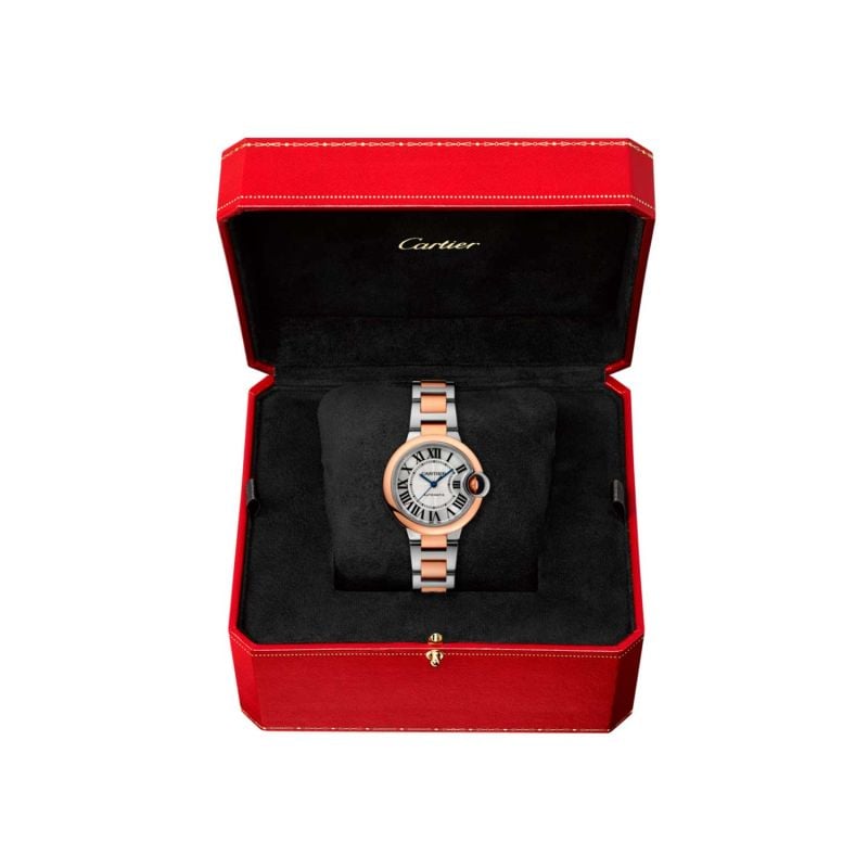 RELOJ CARTIER BALLON BLEU DE CARTIER, ORO ROSA Y ACERO