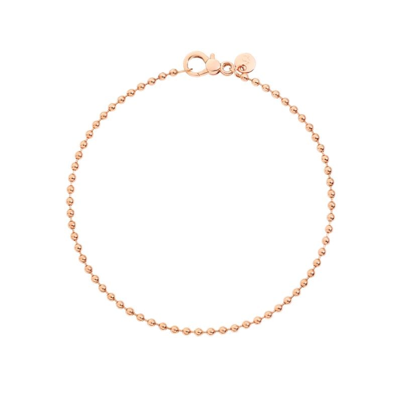DODO PULSERA DE ORO ROSA BOLLICINE